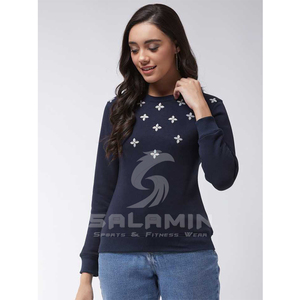 Suéteres personalizados para mujer, Tops de lana cálidos, sudaderas, venta al por mayor - Product Image 3