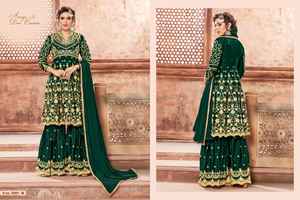 Look moderne Salwar Kameez costume Dupatta indien dames femmes portent broderie pierre travail tenue de bureau filet de soie en gros bas prix ethnique - Product Image 3