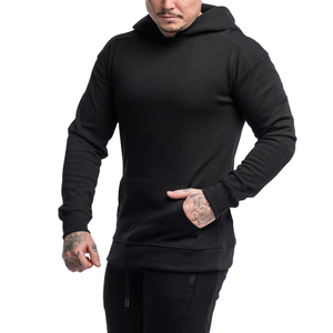 Sweat-shirt à capuche personnalisé de haute qualité pour homme, en polaire polyester/coton, coupe-vent, respirant, avec poche brodée, style vintage et design de créateur - Product Image 1