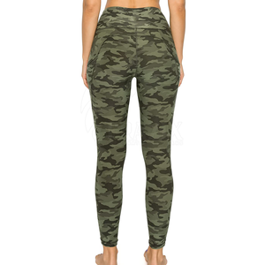 Derniers leggings de fitness à motif solide pour le yoga vente en gros de pantalons de yoga pour l'entraînement et l'exercice - Product Image 2