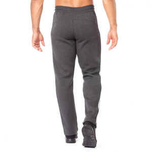 <b>Men's</b> 100% Cotton Athletic Slim Fitted Joggers Basic Gym Workout Sweatpants Custom Logo Lower Leg Zippers Plain Dyed Casual - Product Image 2