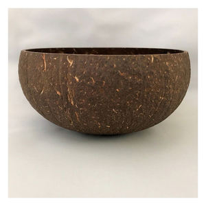 Juego de cucharas de cáscara de coco Natural 100%, resistente al agua, pulido a mano con logotipo personalizado para decoración del hogar, directo desde Vietnam - Product Image 2