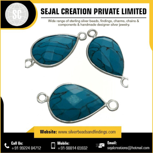 Connecteurs de pierres précieuses de lunette en argent sterling de haute qualité Nouveau design Résultats de bijoux et composants Prix d'usine en gros - Product Image 3