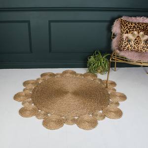 Tapis et carpettes naturels en jonc de mer de style bohème Tapis et tampons de sol d'extérieur Décor de maison d'hôtel et de centre de villégiature du fabricant du Vietnam - Product Image 6