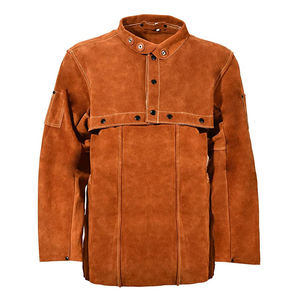 Chaqueta de Soldadura de Doble Capa con Certificación CE, Resistente, Reforzada, Ignífuga, Impermeable, Traje de Trabajo, Protección Desechable - Product Image 1