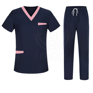 Combinaisons médicales pour femmes, vêtements de travail, combinaison de gommage, col en V, combinaisons d'hôpital, à manches courtes, nouvelle collection - Product Image 5