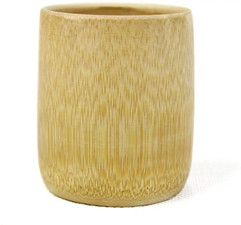 Natural Bamboo Tea Cup Coffee Mug Beer Cup Tube Water Cup Durable