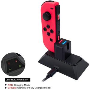 Portable MINI Plastic Charging <strong>Stand</strong> for Nintendo for <strong>Switch</strong> Joy-Cons with Wired Dock 2-in-1 Simultaneous Charging - Product Image 2