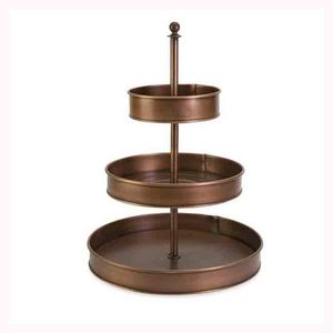 Luxurious Party Celebration Enamel Printed <b>3</b> <b>Tier</b> <b>Cake</b> <b>Stand</b> For Table Top Serving Aluminium <b>Cake</b> <b>Stand</b> Birthday <b>Stand</b> - Product Image 6