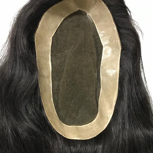 Natural Indian Human Hair Lace Closure Wigs Unprocessed Temple Hair No Shedding No Tangle Silk Base Closure Free FedEx Shipping