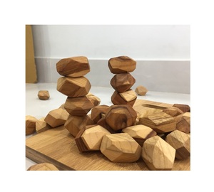 Kids Toy Wooden Balancing Stone Tumi Ishi <b>Blocks</b> <b>Wood</b> Balancing <b>Building</b> <b>Blocks</b> 99 Gold Data - Product Image 1