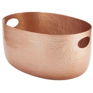 <b>Wine</b> Basket Food Basket Stainless Steel Copper Top Silver Bowl Trending Design Beer Basket - Product Image 3