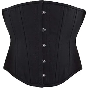 COSH corsetto sottoseno acciaio disossato di alta qualità in cotone nero uomo corsetto vita allenamento e abbigliamento Fitness uomo corsetto fornitori