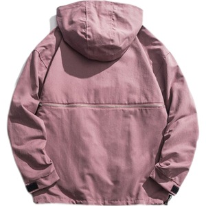 เสื้อฮู้ดซิปด้านข้างแบบสวมหัว,เสื้อคลุมมีซิปแบบเรียบขนาดใหญ่พิเศษ - Product Image 4