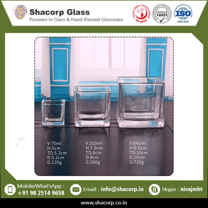 Votif carré en verre décoratif, pour la maison, décoration de Restaurant et d'hôtel, nouvelle collection - Product Image 6