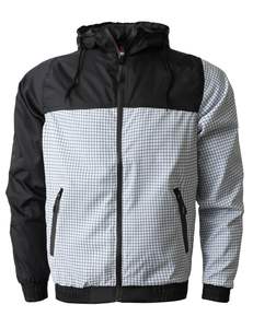 แจ็กเก็ตกันลมหนังแกะกันน้ำลำลองขนสุนัขจิ้งจอกสำหรับผู้ชายไซส์ใหญ่พิเศษออกแบบได้ตามต้องการฤดูร้อนฤดูใบไม้ร่วง - Product Image 1