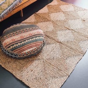 Tapis de mer Rectangle en jonc de mer, décoration de maison, tapis pour chambre à coucher au Vietnam, vente en gros, - Product Image 2