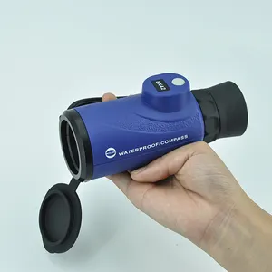 Marine waterproof monocular 8x42 reticle compass outdoor monocular with rangefinder