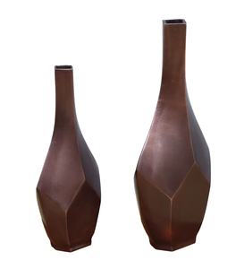Copper Elegant Design Aluminum <b>Vase</b> Usage Home Hotel Restaurant Party New Year Occasions <b>Vintage</b> Modern Wholesale Manufacturer - Product Image 3