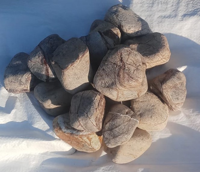 Аппарат из коричневого мрамора с дождевым лесом, огражденные камни из гальки для наружного сада, ландшафтное украшение, дорожки, боковые тротуары