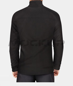 Veste softshell d'hiver pour homme, coupe-vent de haute qualité avec col montant, design personnalisé, respirante et écologique pour homme et femme - Product Image 6
