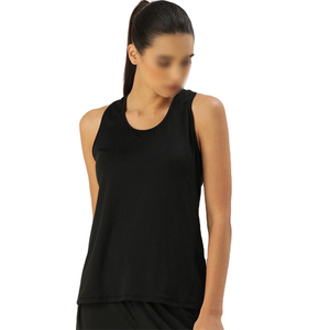 เสื้อกล้ามกีฬาสุดเซ็กซี่คอเสื้อผ้าสแปนเด็กซ์คอแต่งระบายแฟชั่นนิตติ้งทุกขนาด - Product Image 1