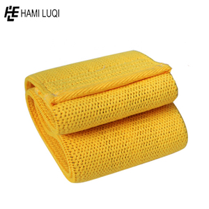 Vente en gros 2025 de bandes personnalisées de couleur unie Home Fitness Hip Circle Exercise Booty Bands Bandes de résistance en tissu - Product Image 5