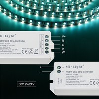 Contrôleur de bandes LED Milight, dispositif de contrôle intelligent, rvb, RGBW + CCT, FUT043/FUT044/FUT045/FUT043A/FUT044A/FUT045A, DC12V-24V