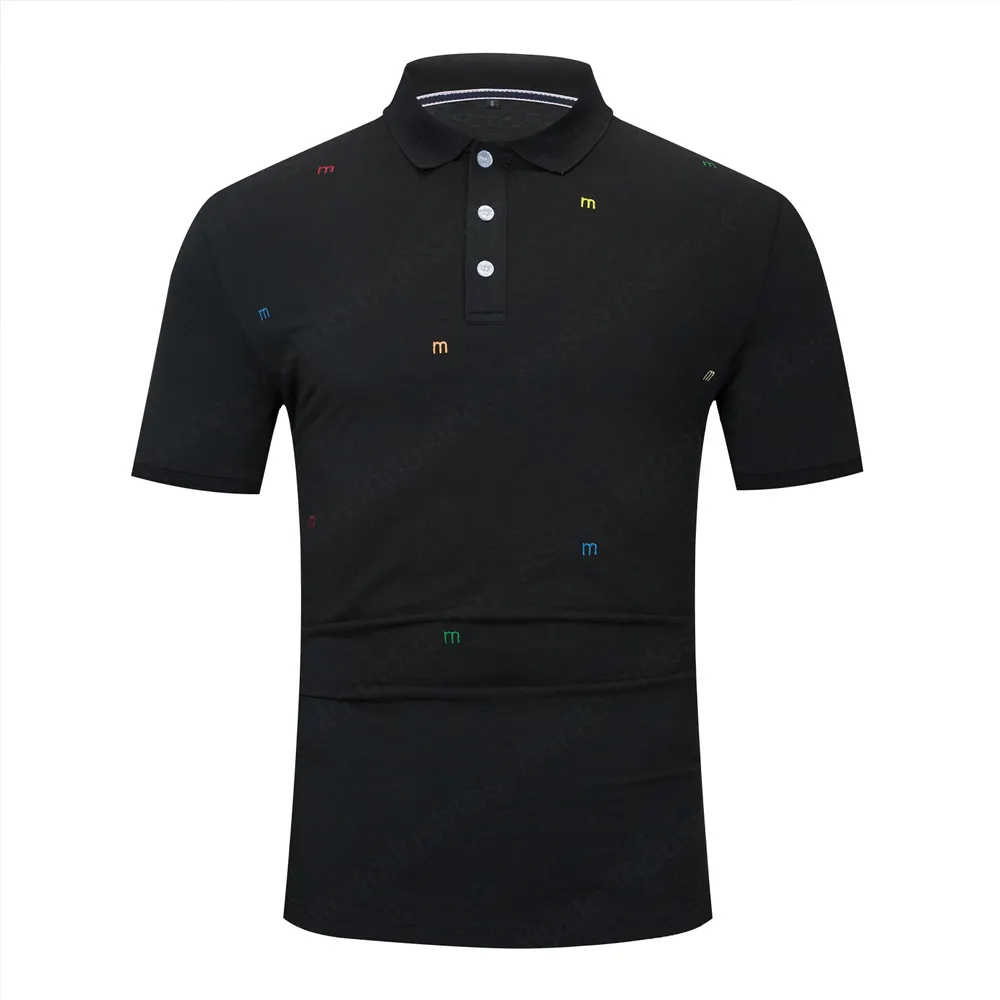 High Quality Shirt Wholesale Simple Polo Shirt For Men Summer New Short Sleeved Men's Elastic Casual Embroidery Polo Shirt