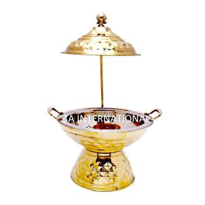 Hôtel Restaurant Décoration de table Buffet Chauffe-plats Plaqué or Buffet Chauffe-plats Équipement de restauration - Product Image 1