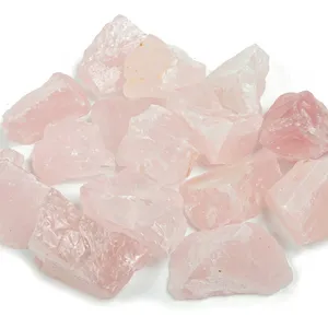 Rose Quartz Terbaru Grosir Batu Permata Kasar Alami Tidak Teratur Batu Permata Kristal Mineral Kuarsa Reiki Kristal Chakra