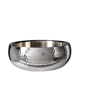 Tazón para Servir de Gran Capacidad, Estilo Martillado, para Ensaladas, Cazuelas y Comidas, Utensilio de Cocina - Product Image 1