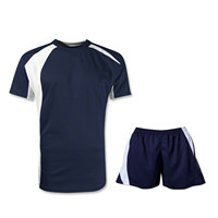Conjunto de Ropa Deportiva de Fútbol con Estampado Personalizado, 240g, 100% Poliéster, para las Cuatro Estaciones, Corte Automatizado, Camisetas de Entrenamiento para Equipos, Unisex, Personalizadas
