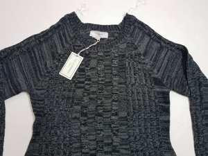 Pulls décontractés à col rond pour femmes, en acrylique extensible, à manches longues, de marque, style nouveau, provenant de stocks de vêtements. - Product Image 3