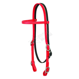 ที่คาดผมสำหรับขี่ม้าสายรัดคิ้วพร้อมห่วงจมูกบังเหียนหนังแท้สำหรับขี่ม้าแบบปรับแต่งได้ - Product Image 2