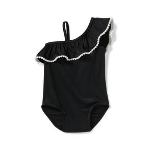 One Shoulder Swimwear Women Sexy Bikini <b>Swimsuit</b> Sleeveless 2 Pieces Set - Product Image 3