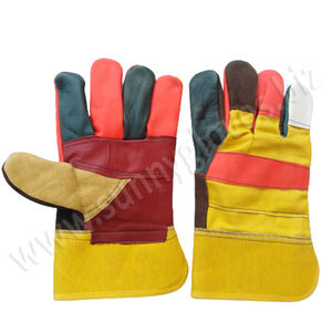 Guantes de Trabajo de Seguridad de Piel de Vacuno 2021, Diseño Antideslizante con Pulgar en Forma de Ala, Opciones de Color Personalizadas, Construcción Duradera - Sunny Gloves - Product Image 1