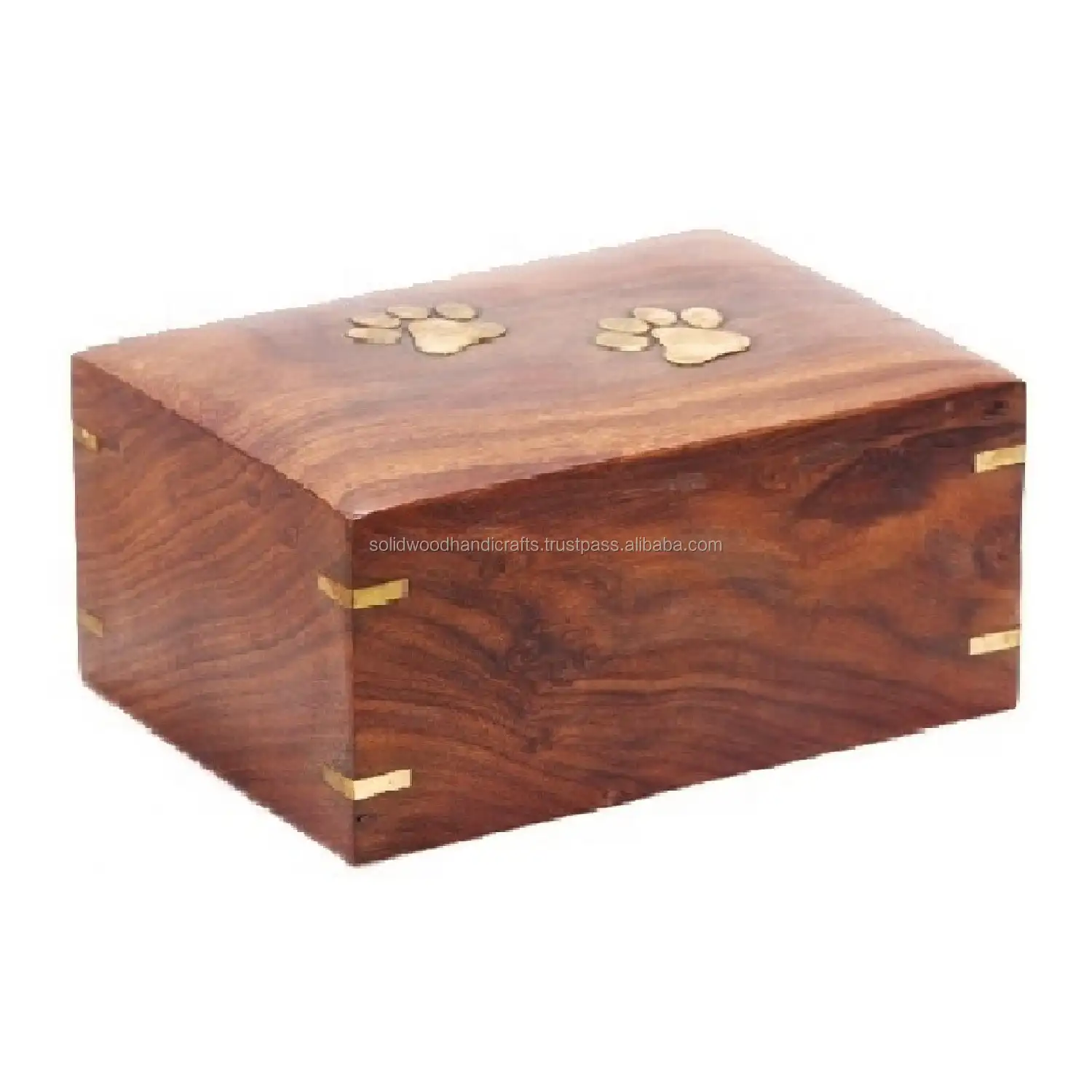 wood handicrafts classical wooden pet ash cremation urns