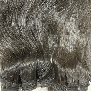 EXTENSIONES INDIAS DE CABELLO HUMANO REMY VIRGEN NATURAL DE ALTA CALIDAD PAQUETES DE ONDA RECTA ENVÍO GRATIS DE DHL FEDEX EN TODO EL MUNDO - Product Image 1