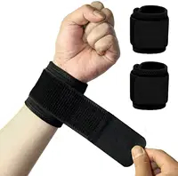 Hot Sell Adjustable Elastic Wrist Wrap Brace Weight Lifting Support Wrist Strap Protector for Fitness Training