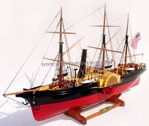 Produit cadeau de nouveauté de bateau de modèle en bois de la Californie SS fabriqué à la main - Product Image 4