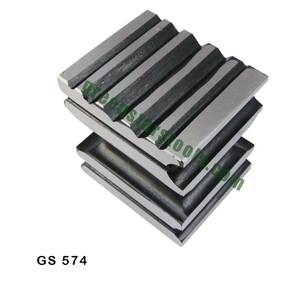 GREEN STARS SA GS 574 Bloc de façonnage et de formage en acier rainuré – Outils essentiels pour la fabrication de bijoux - Product Image 1