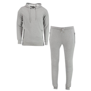 Chándal ajustado de calidad, ropa deportiva para hombre, chándal personalizado para hombre, chándal ajustado, chándal Jogger en blanco con bolsillo con cremallera - Product Image 1