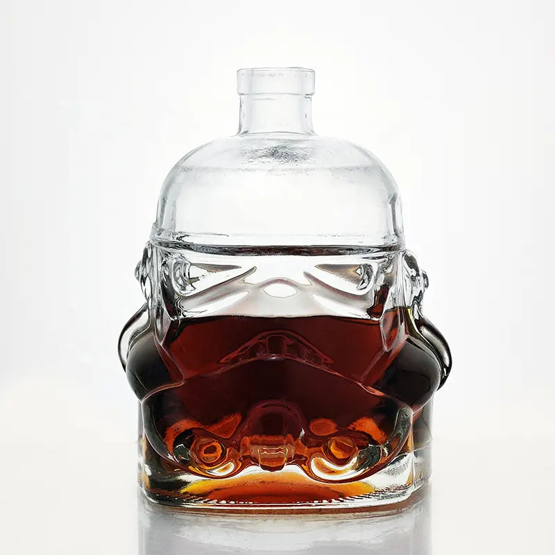 Bán Buôn Star Storm Trooper Hình Tinh Thần Chiến Tranh Container 0.75l Rượu 750Ml Vodka Đặc Biệt Độc Đáo Tùy Chỉnh Vui Chai Thủy Tinh