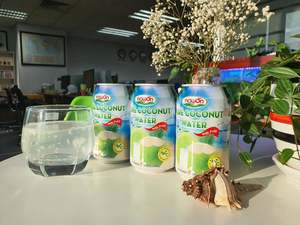 Nawon Drankenfabrikant In Vietnam Origineel Kokoswater Biologisch Private Label Sap Drinkt Kokoswater Met Pulp Zonder Suiker - Product Image 3