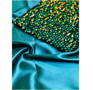 Vêtements de cérémonie les plus choisis Saree en satin de soie avec chemisier Pièce pour femmes indiennes Sari Prix bas Vente en gros Surat Apparelgarment - Product Image 5