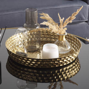 Bandeja Decorativa para Decoración del Hogar - Apta para Contacto con Alimentos, Apta para Lavavajillas y Microondas, Acabado Pulido, Patrón Abstracto - Product Image 5