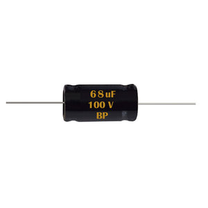 Condensadores electroliticos axiales, no Polar, bipolar, 68uF, 100V, para Audio/aplicación Crossover de altavoz - Product Image 1