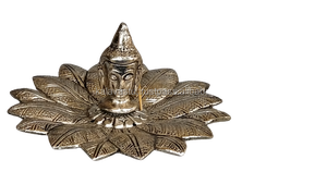 Brûleur d'encens en aluminium effet pierre Agardan fait à la main diffuseur d'aromathérapie et porte-encens - Product Image 5