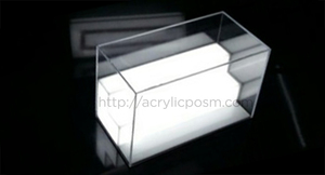 Customized <b>Clear</b> Case Stand <b>Display</b> <b>Box</b> Rectangle Square Acrylic Storage <b>Box</b> - Product Image 3